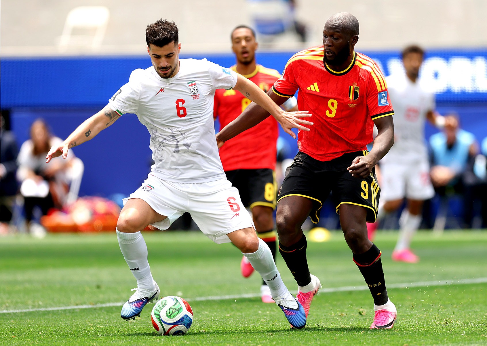 COURTESY CALL: Iran team leaves note of thanks to LA, Egypt win first-ever World Cup match
