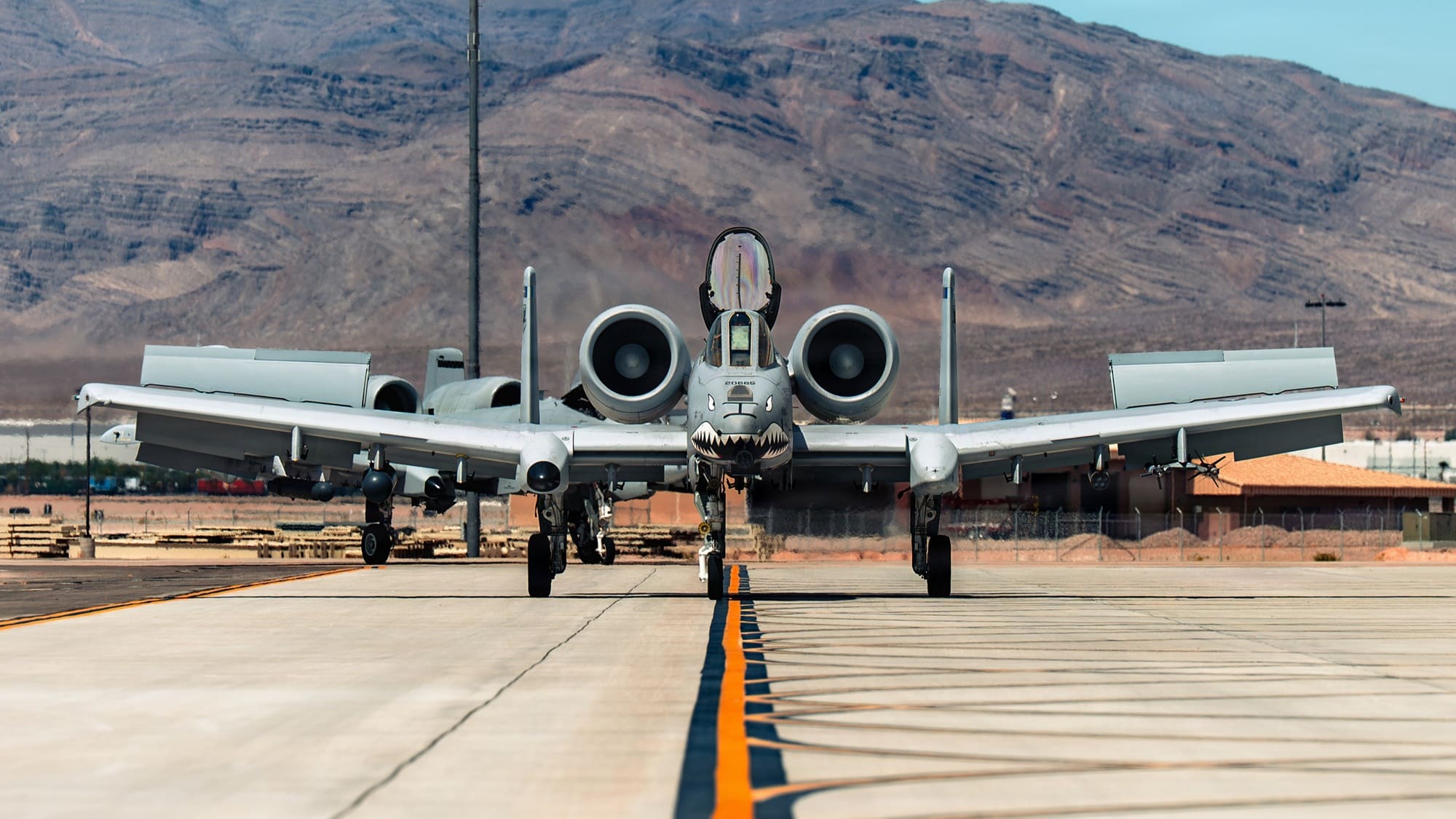 A-10 Thunderbolt II Flies Final Weapons School Training Sortie at Nellis AFB