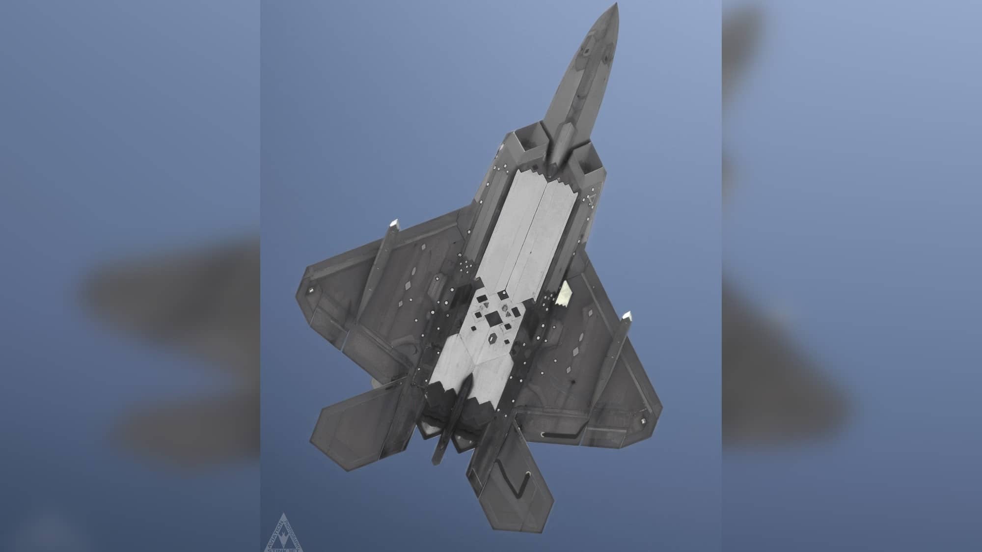 F-22 Raptor Spotted Again With Stealth Pods and Unusually Colored Underside