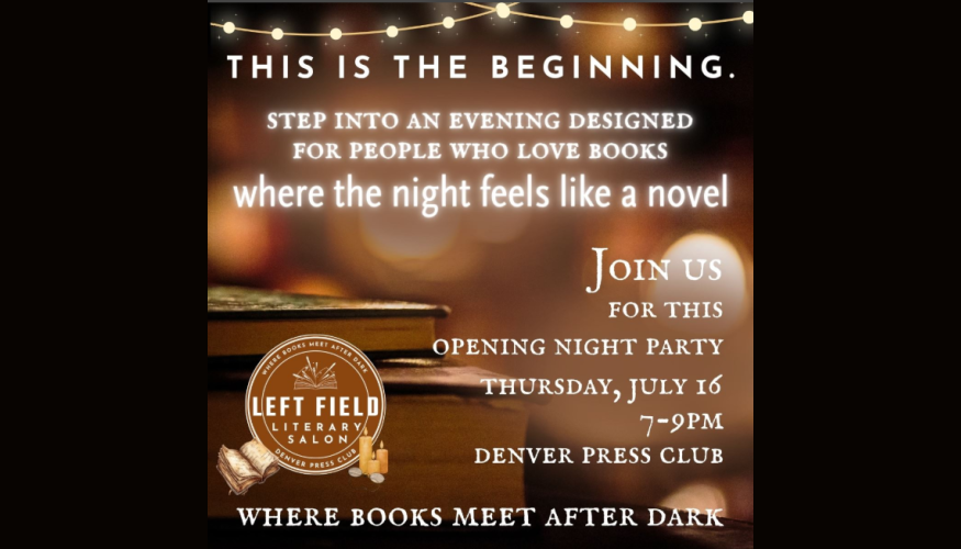 Left Field Publishing launches literary salon series in Denver