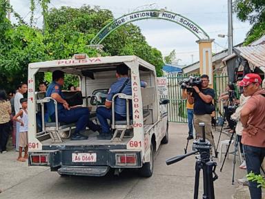 Two suspects in custody after shooting at high school in Philippines kills 3